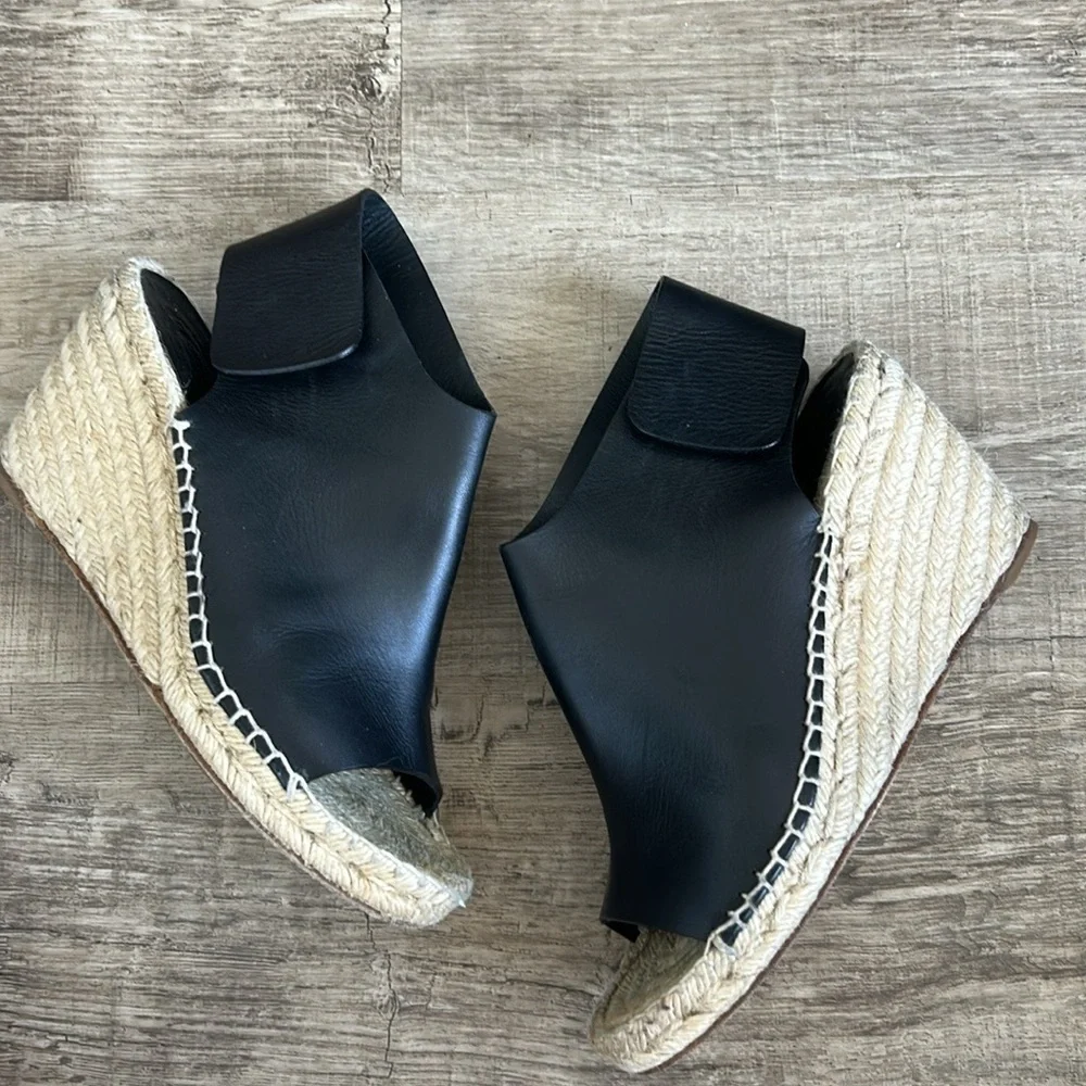 CELINE Espadrille Wedge Shoes 8